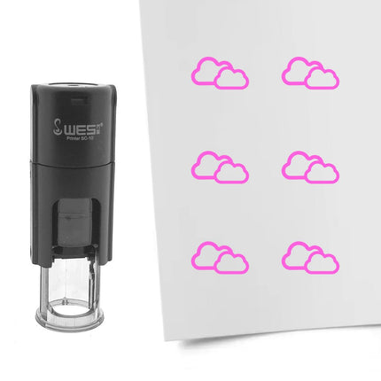 Stamp cloudy - 10 mm print
