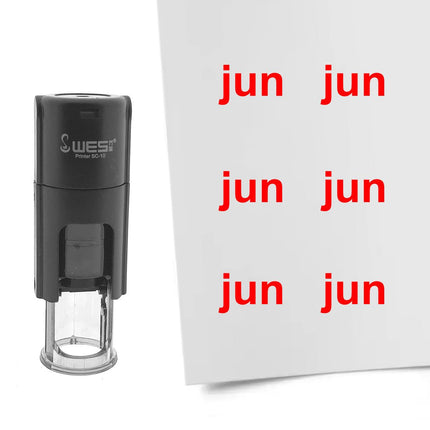 Stamp June - 10 mm print