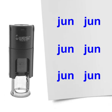 Stamp June - 10 mm print