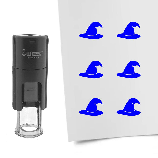 Stamp witch hat - 10 mm print