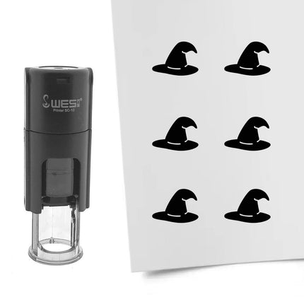 Stamp witch hat - 10 mm print