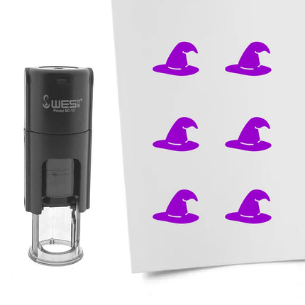 Stamp witch hat - 10 mm print