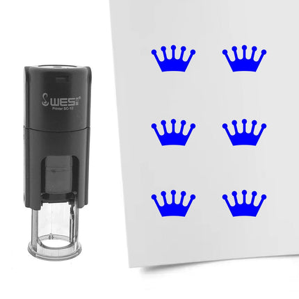 Crown stamp Ø10mm imprint - 1 pc