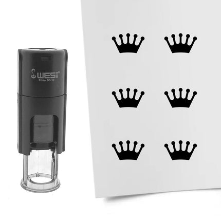 Crown stamp Ø10mm imprint - 1 pc