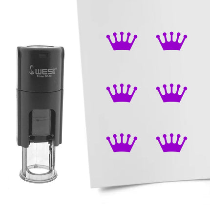 Crown stamp Ø10mm imprint - 1 pc