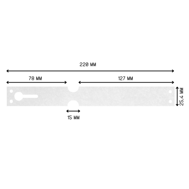 Loop-lock labels Tyvek 22025,4mm