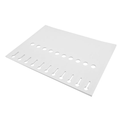 Loop lock labels white PET 210x25mm