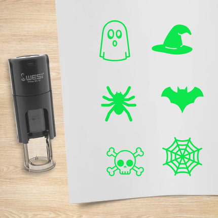 Halloween stamp set Ø10mm imprint - 1 pc