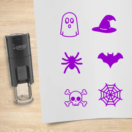Halloween stamp set Ø10mm imprint - 1 pc
