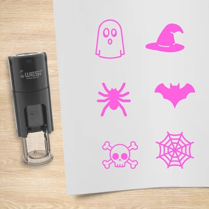 Halloween stamp set Ø10mm imprint - 1 pc