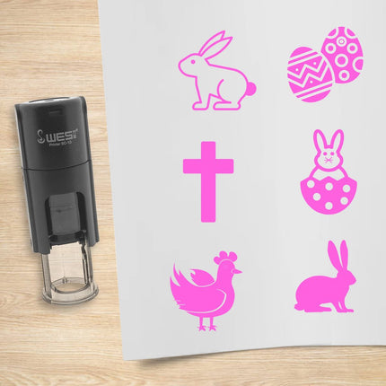 Easter stamp set - 10 mm print