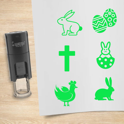Easter stamp set - 10 mm print