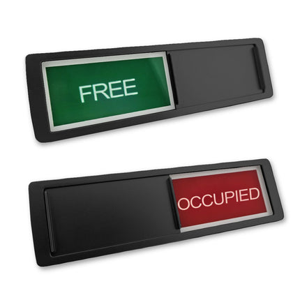 Free - Occupied slider sign