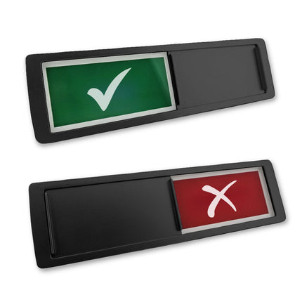 Checkmark - Cross sliding sign - 1 pc
