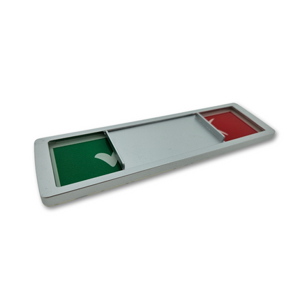 Checkmark - Cross sliding sign - 1 pc