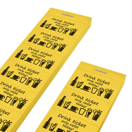 Drink ticket valid only today - 1000 tickets