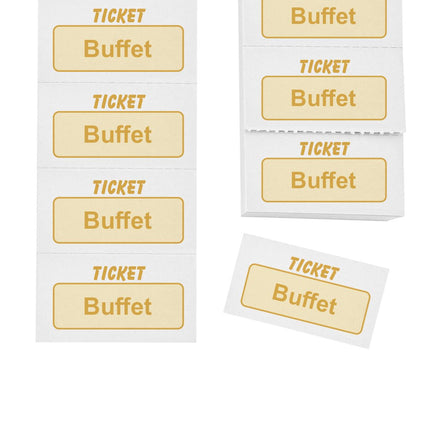 Buffet ticket - 1000 tickets
