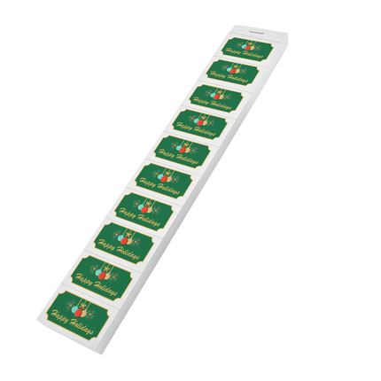 Happy holidays drink ticket in full colour - 1000 tickets