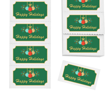 Happy holidays drink ticket in full colour - 1000 tickets