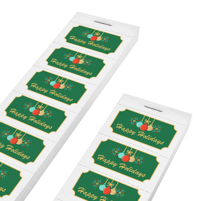 Happy holidays drink ticket in full colour - 1000 tickets