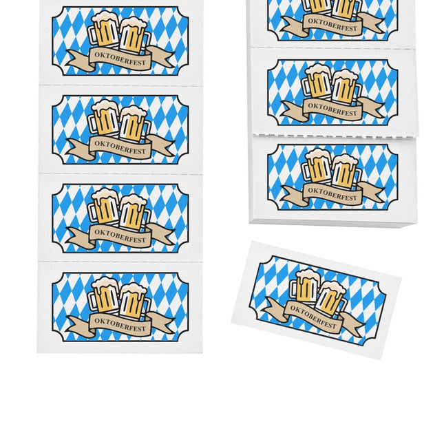 Oktoberfest drink ticket in full colour - 1000 tickets