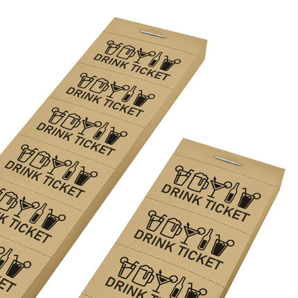Drink ticket universal design - 1000 tickets
