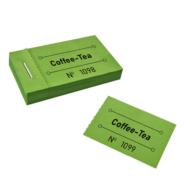 Drink ticket coffee-tea - 50 tickets