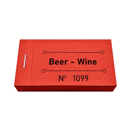 Drink ticket beer - wine - 50 tickets