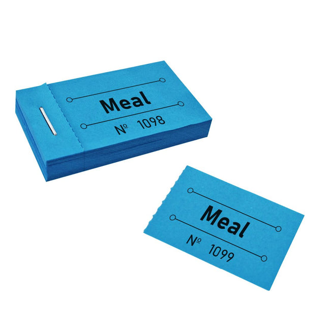 Meal ticket blue - 50 tickets