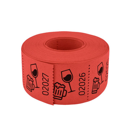 Tickets on roll beer/wine - 500 tickets