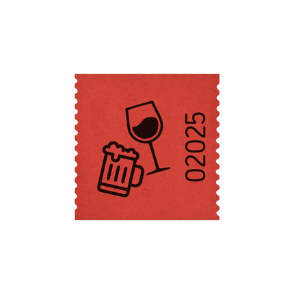 Tickets on roll beer/wine - 500 tickets