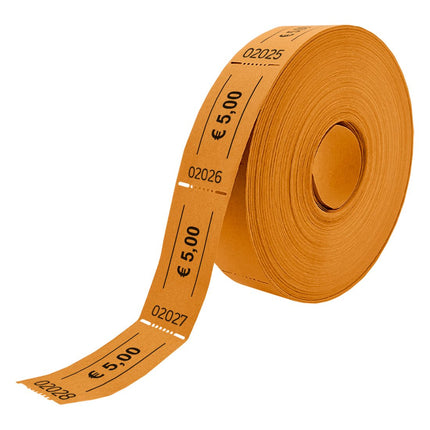 Tickets on roll € 5 - 1000 pcs