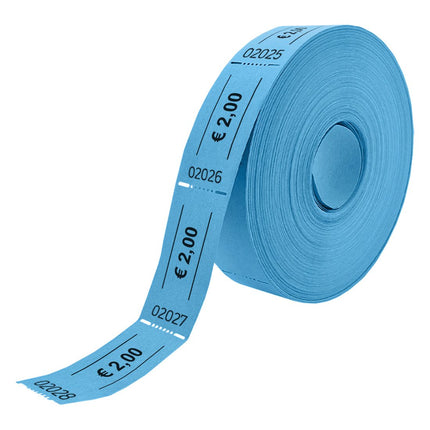 Tickets on roll € 2- 1000 pcs