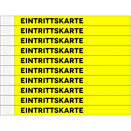 Eintrittskarte Tyrex wristbands - 100 pcs