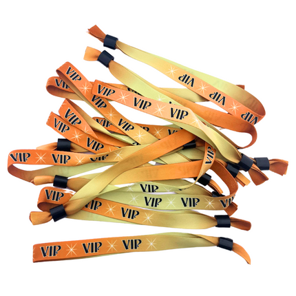 VIP fabric wristband - 100 pcs