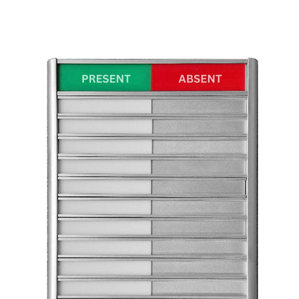 Attendance board for 10 people - 1 pc
