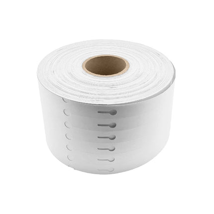 Loop-lock labels white HDPE 160x17mm