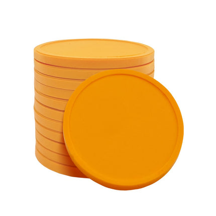 Blank biodegradable tokens Ø29mm – 100 pcs