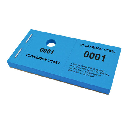 Cloakroom tickets - 1000 pcs