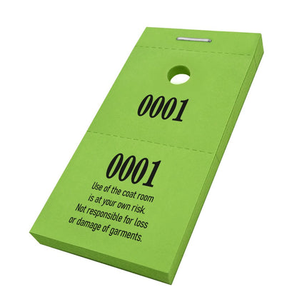 Cloakroom tickets - 1000 pcs