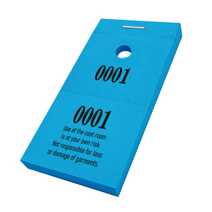 Cloakroom tickets - 1000 pcs