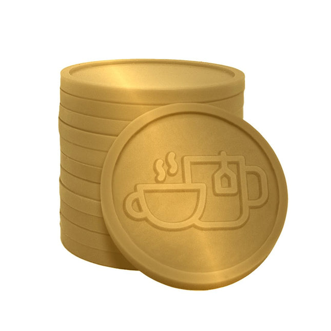 Coffee and tea tokens - 250 pcs