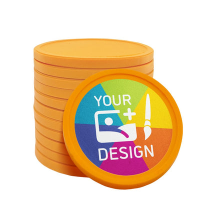 Custum biodegradable tokens Ø29mm – 100 pcs