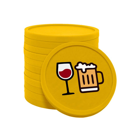 Beer and wine tokens Ø29mm – 100 pcs