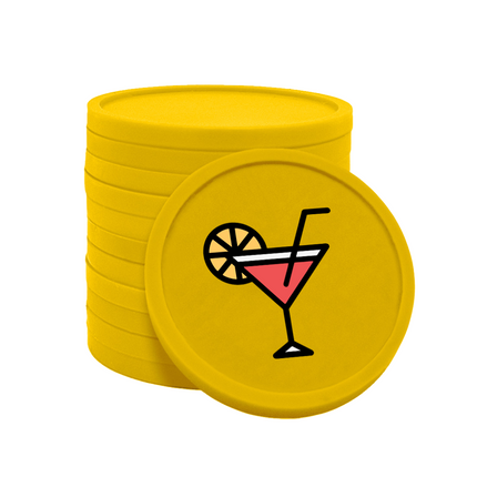 Cocktail tokens Ø29mm – 100 pcs