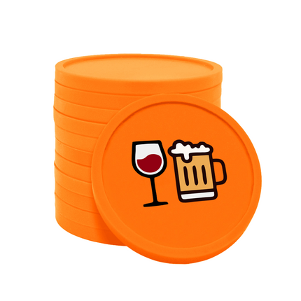Beer and wine tokens Ø29mm – 100 pcs