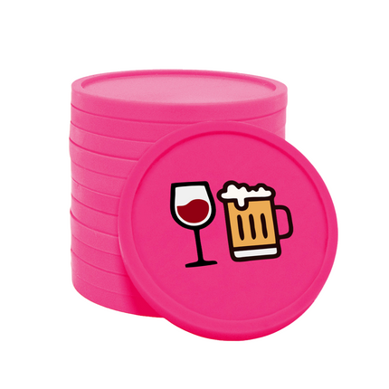 Beer and wine tokens Ø29mm – 100 pcs