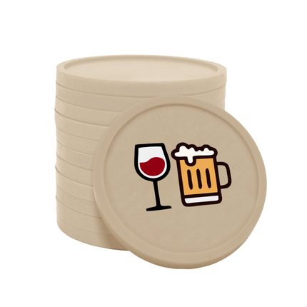 Beer and wine tokens Ø29mm – 100 pcs