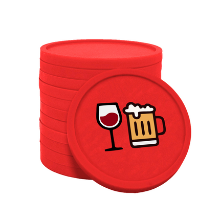 Beer and wine tokens Ø29mm – 100 pcs