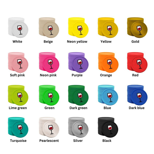 Wine tokens Ø29mm – 100 pcs